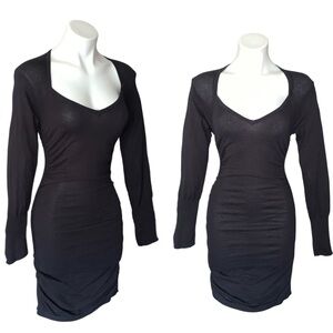 VS Moda International Y2K Ruched Bodycon Dress